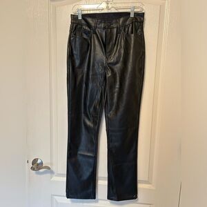 NEW Gap High Rise Vintage Slim Vegan-Leather Pants 6/28R